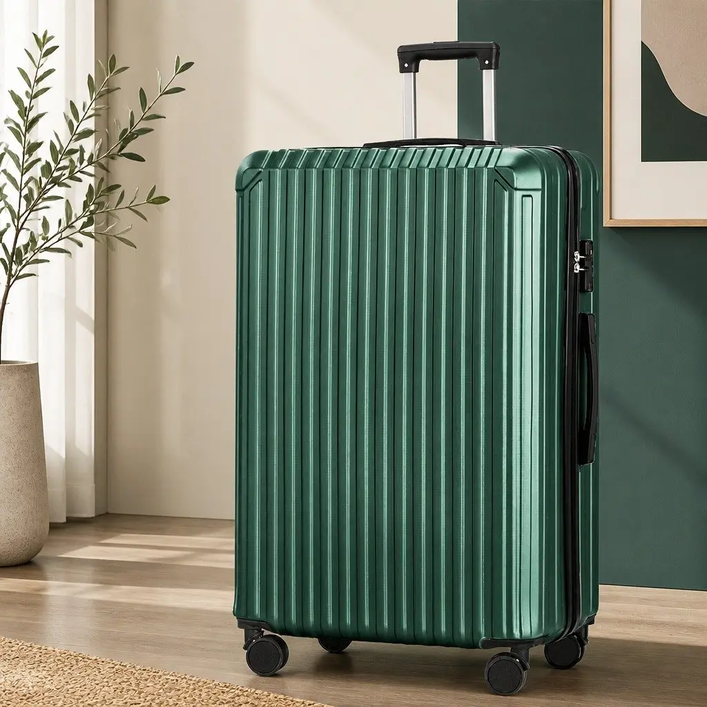 Hard Shell Luggage Suitcase for Travel 28 Inch Green