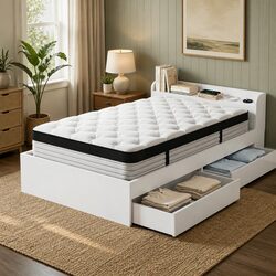 Specifications of Single Mattress and Storage Bed Frame Set