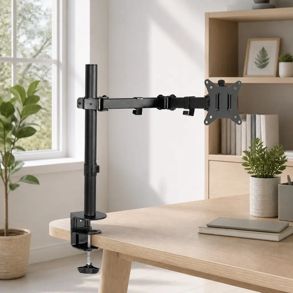 Single Monitor Arm for Up to 32 inch Displays