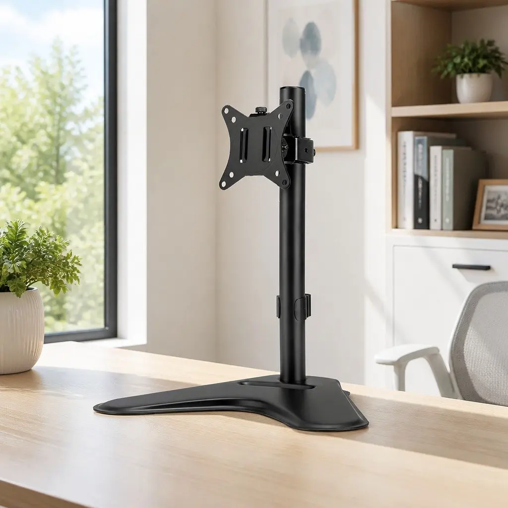 Adjustable Steel Monitor Arm for Desks