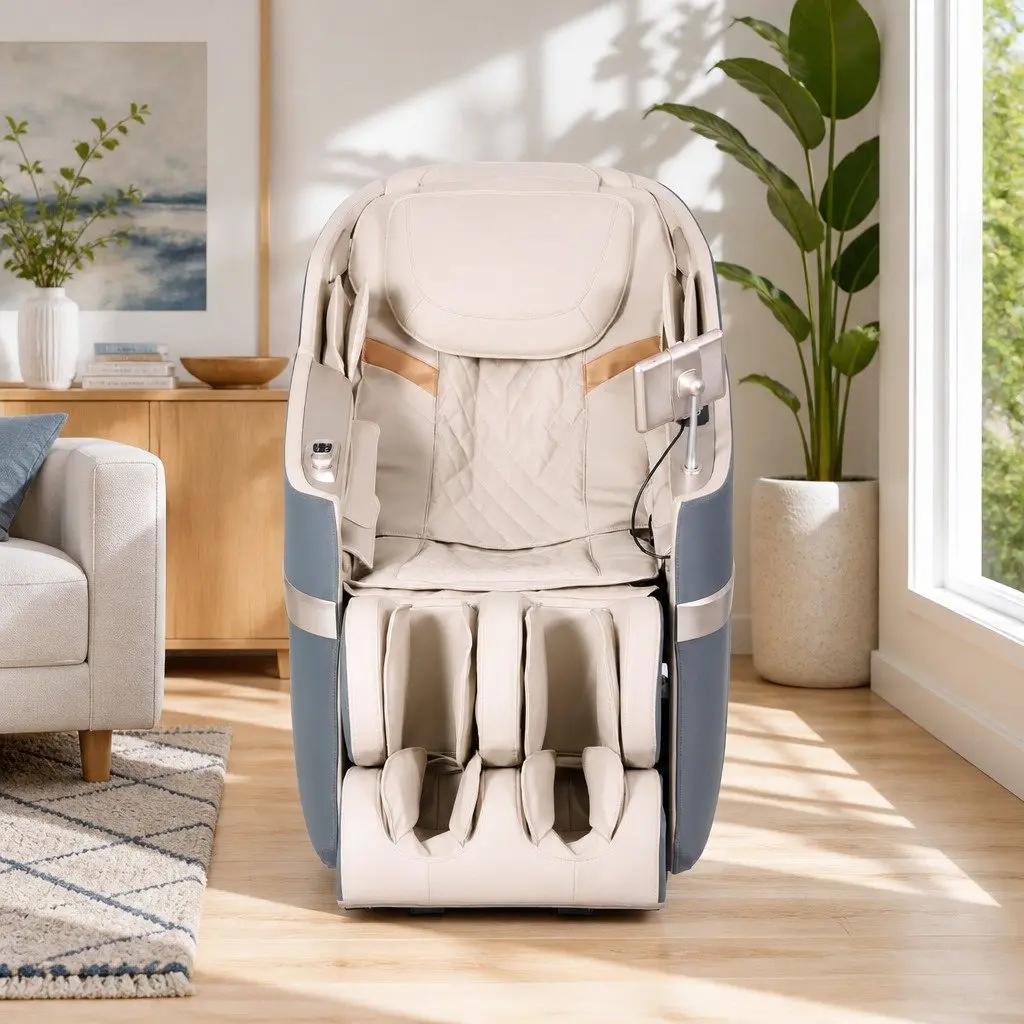 Massage Chair Recliner Full Body Use 130cm SL Track Zero Gravity Heated Airbag