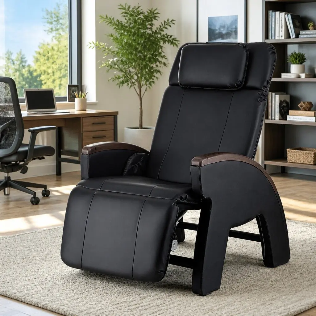 Electric Massage Chair Recliner Zero Gravity Home Massager Black