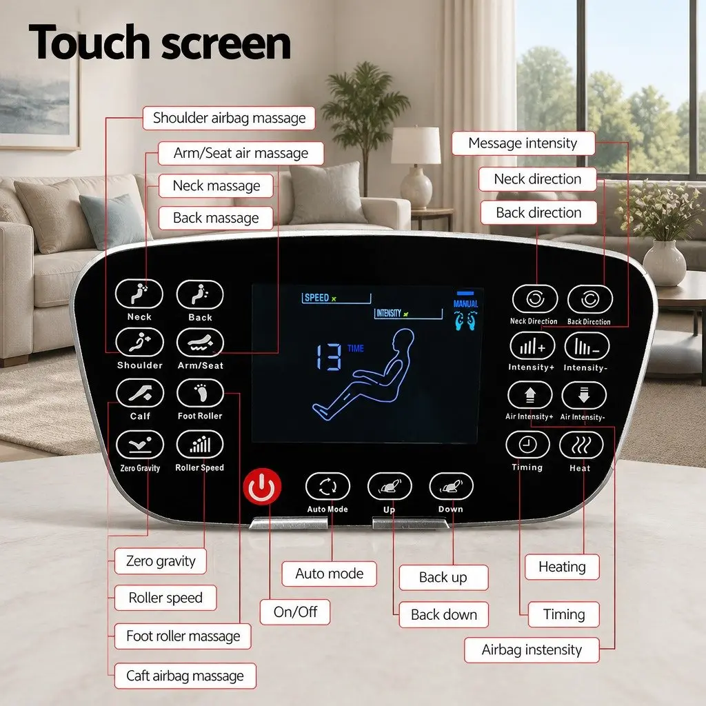 Electric Massage Chair Recliner Home Zero Gravity Full Body