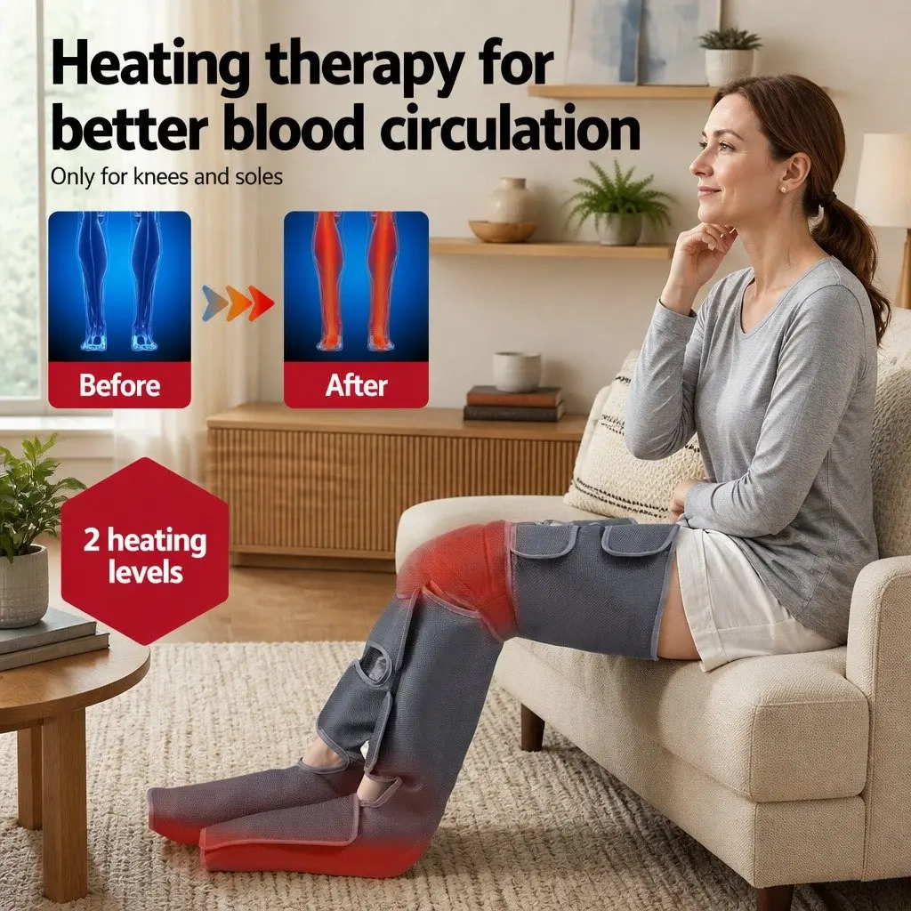Air Compression Leg Massager and Shiatsu Neck Massager