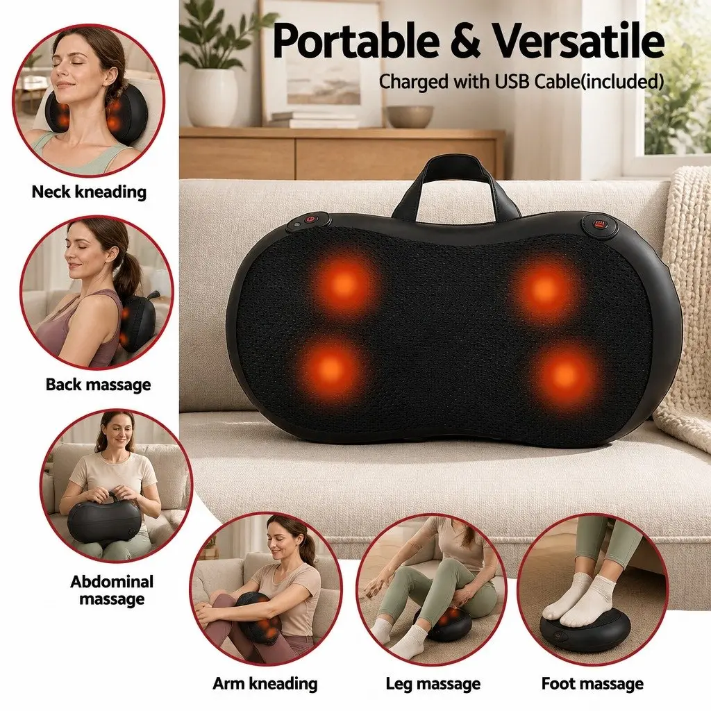 Air Compression Leg Massager and Shiatsu Neck Massager