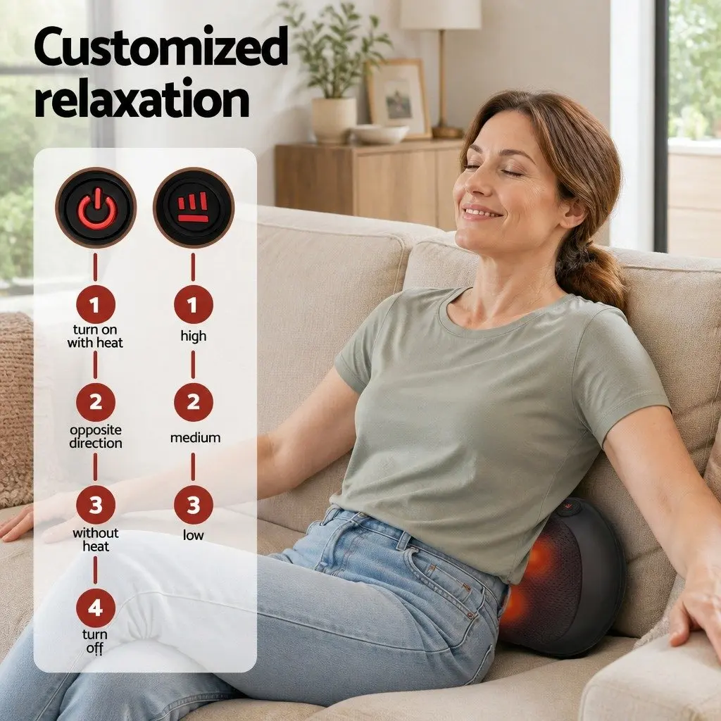 Air Compression Leg Massager and Shiatsu Neck Massager
