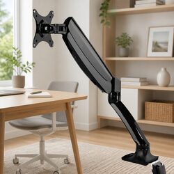 Adjustable Desk Mount Single Monitor Arm 10-27 Inch