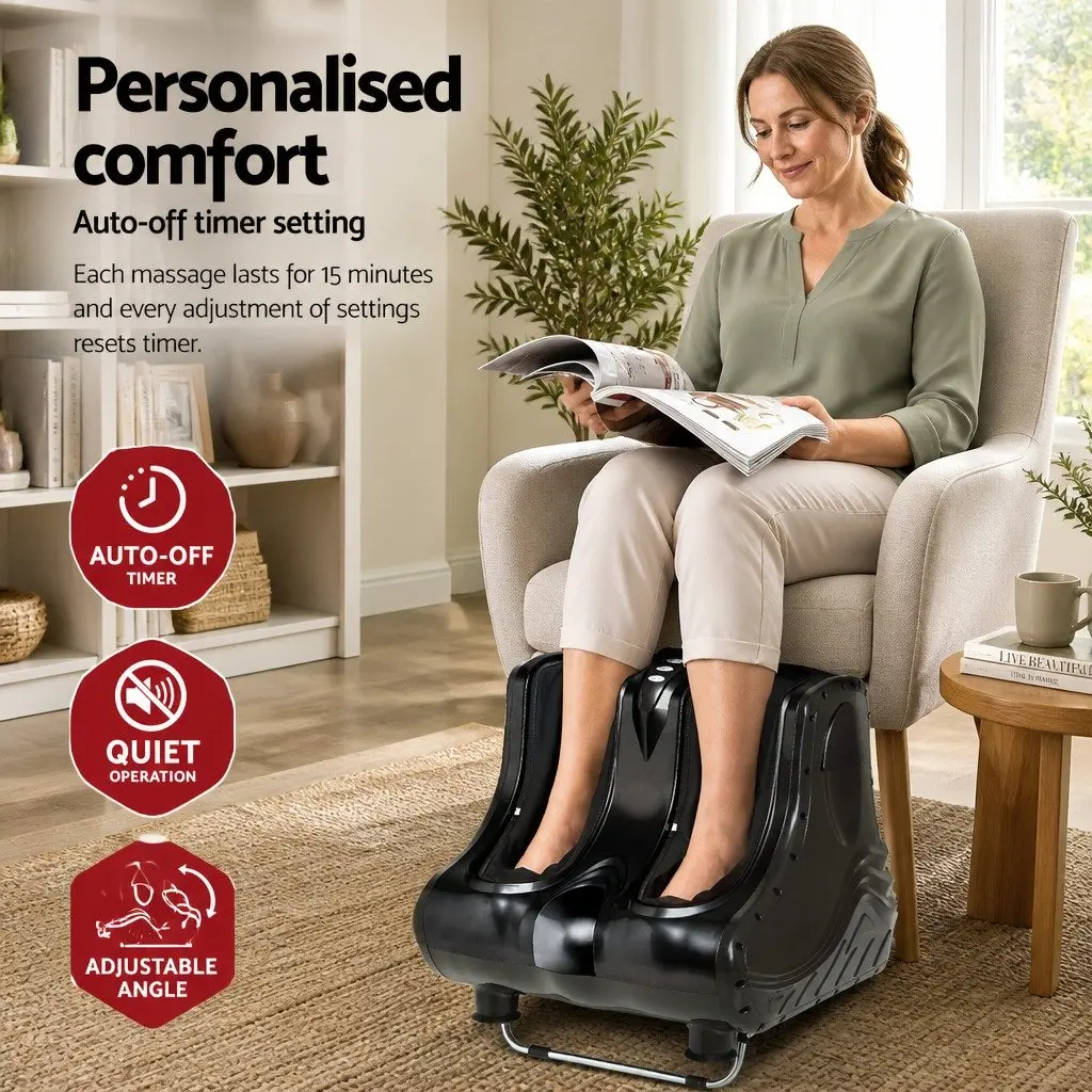 Full Body Massage Cushion Seat with Foot Leg Calf Massager for Home Office Vehicle