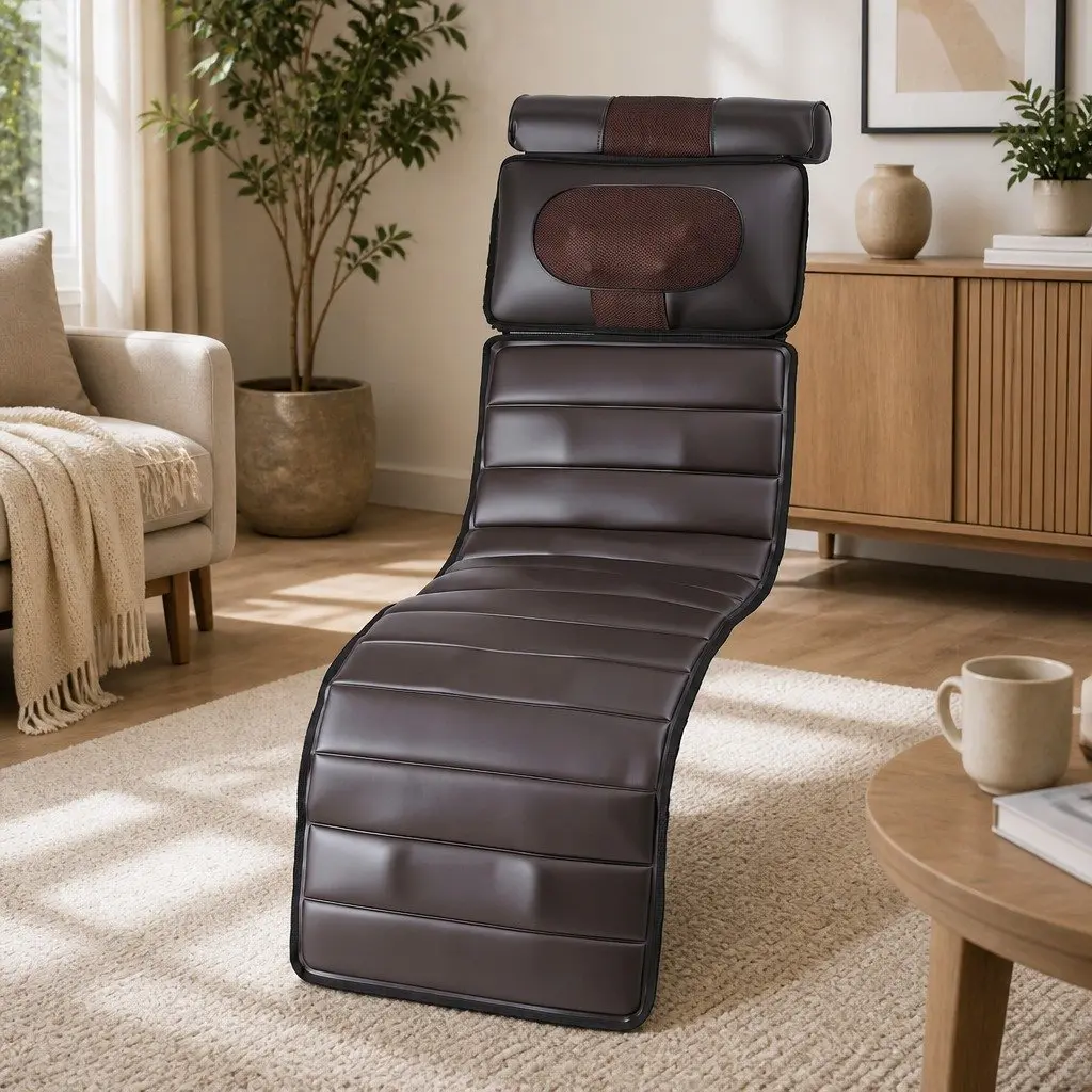 Full Body Massage Mat Kneading Neck Foot Massager Heated Vibration Airbag