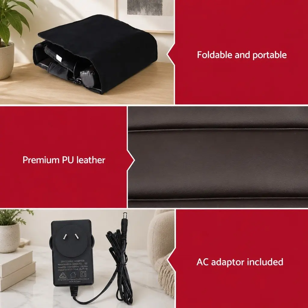 Full Body Massage Mat Kneading Neck Foot Massager Heated Vibration Airbag
