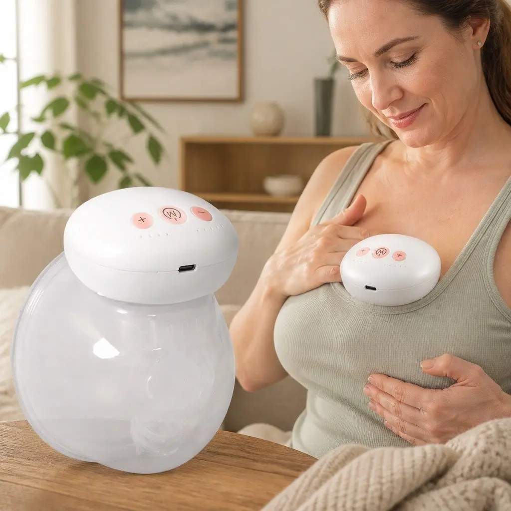 Wearable Breast Pump Portable Electric Hands-Free Wearable Breastfeeding Milk