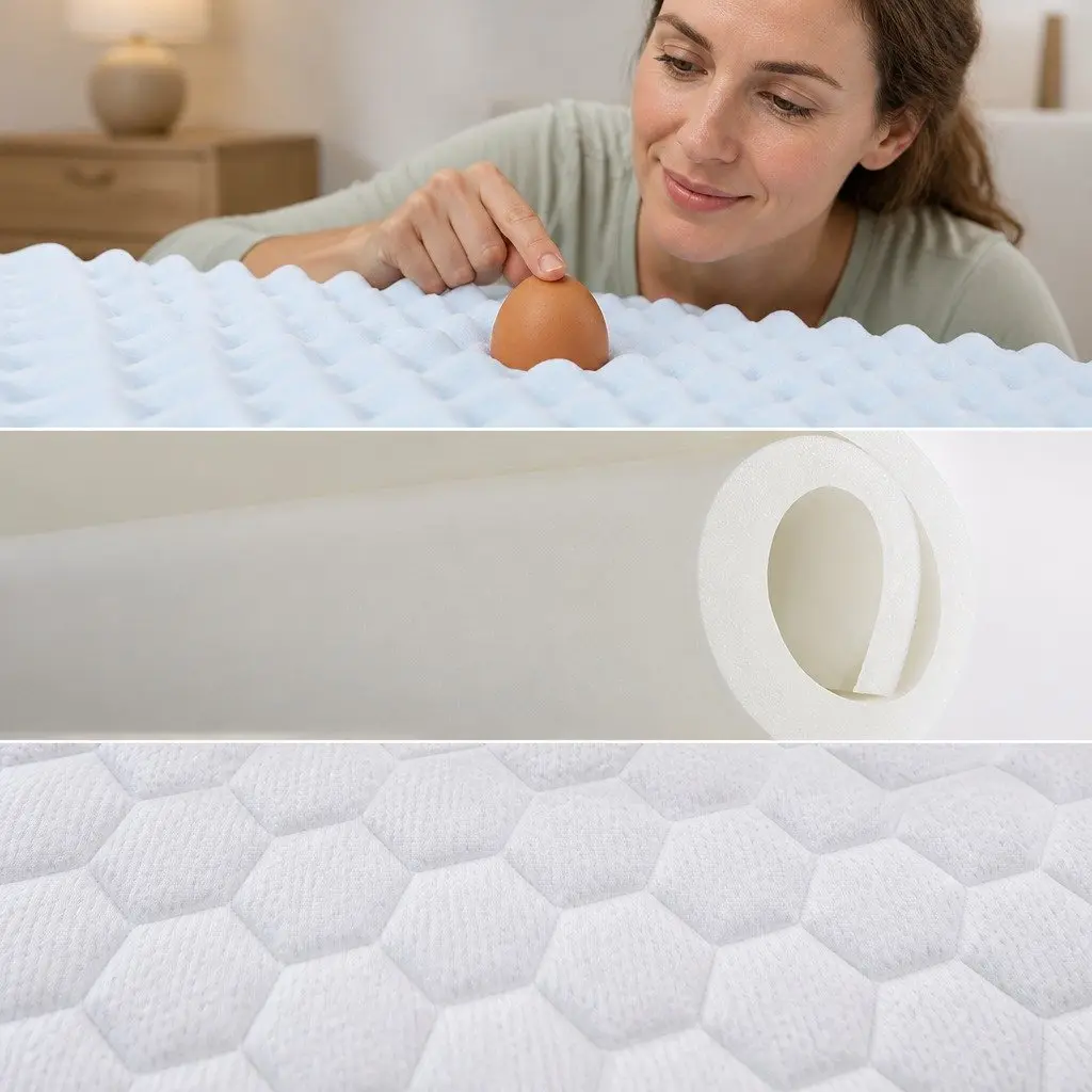 King Size Mattress for Bedroom 25cm Cool Gel Foam Medium-Firm Bonnell Spring Support White