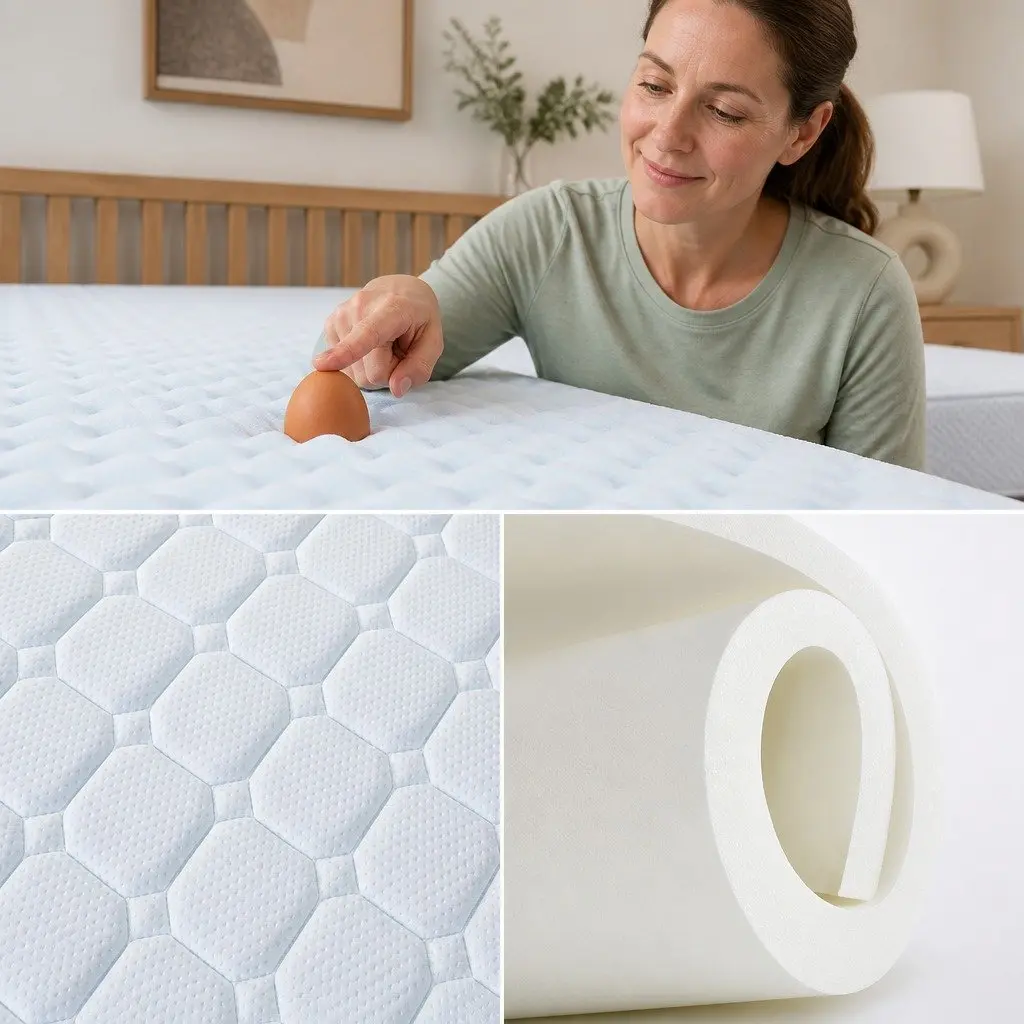 Queen Mattress Medium Firm 25cm Bonnell Spring Cool Gel Memory Foam Support