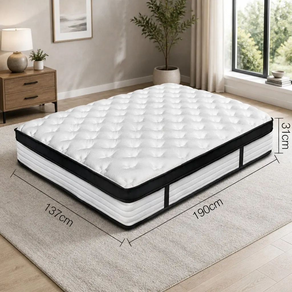 31cm Plush Euro Top Double Mattress