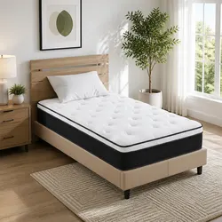 Single Mattress Specifications: 21cm Euro Top Support