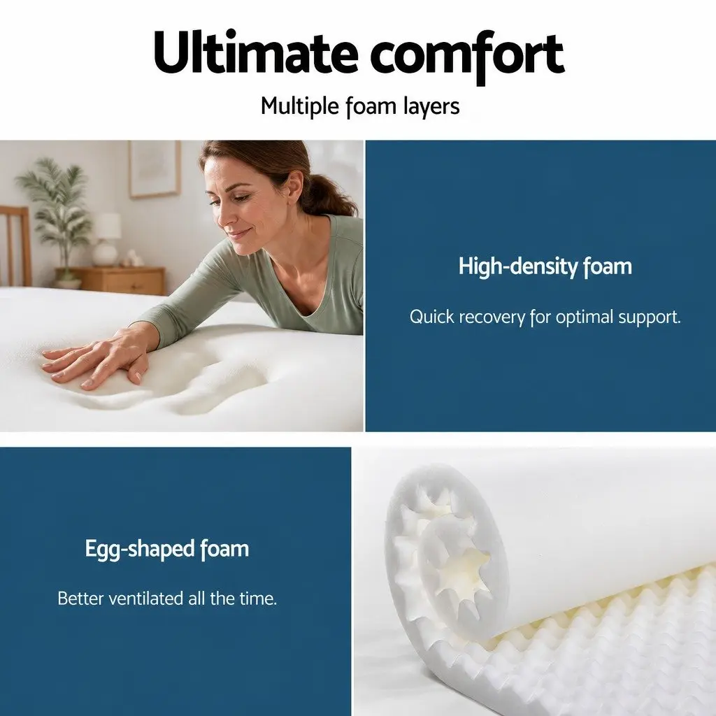 King Single 30cm Pocket Spring Mattress
