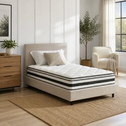 21cm Thick King Single Mattress with Bonnell Spring Core