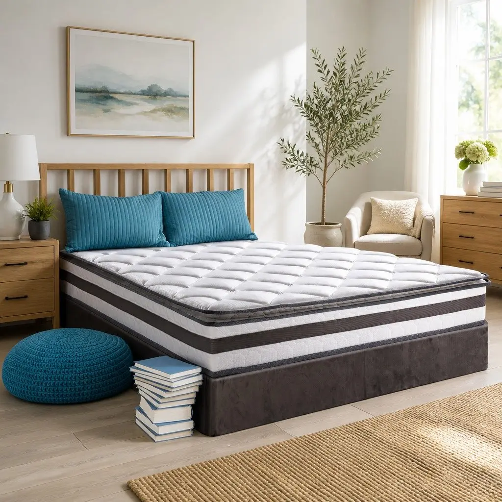 21cm Thick King Single Mattress with Bonnell Spring Core