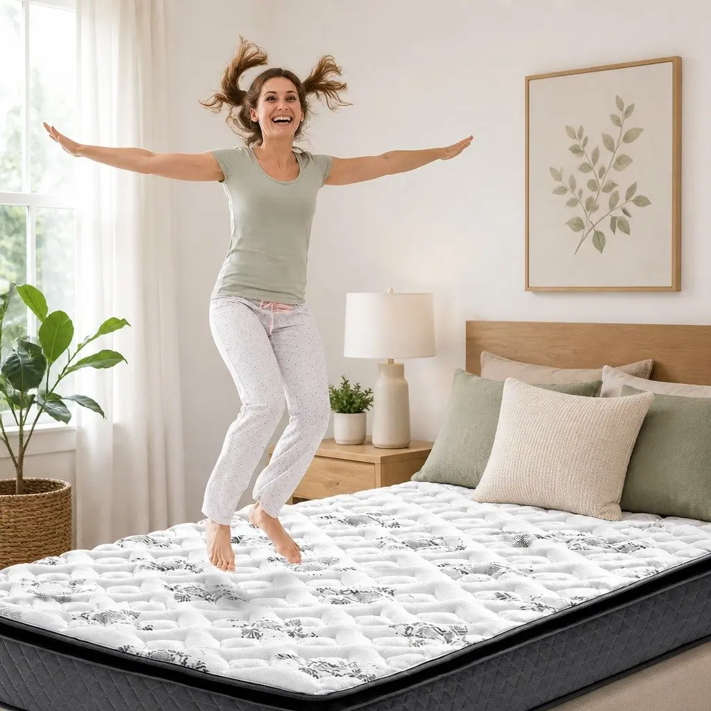 Queen Mattress 24cm Pillow Top
