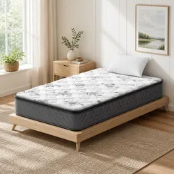 Single Mattress Specifications: 24cm Pillow Top, Grey