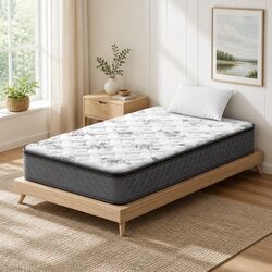 Single Mattress Specifications: 24cm Pillow Top, Grey