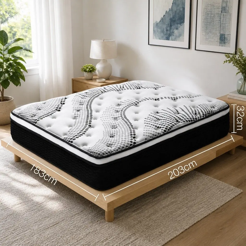 King Size Euro Top Mattress, 32cm