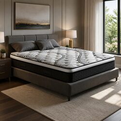 32cm Queen Mattress with Medium Firmness and Coils
