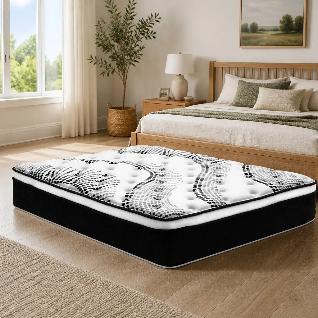 Queen Mattress Euro Top 32cm Medium Firmness