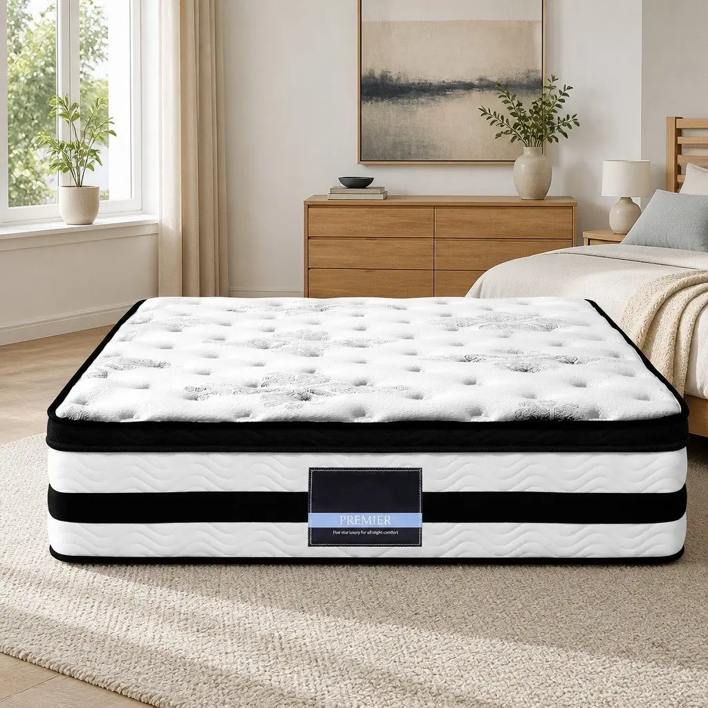 Super King Mattress Euro Top 34cm Medium Firm Support