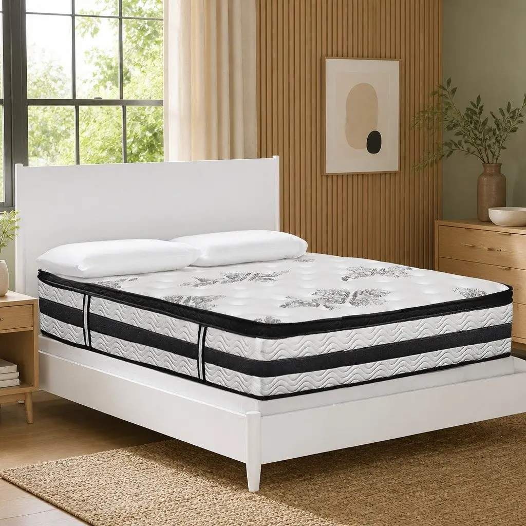 Super King Mattress Euro Top 34cm Medium Firm Support