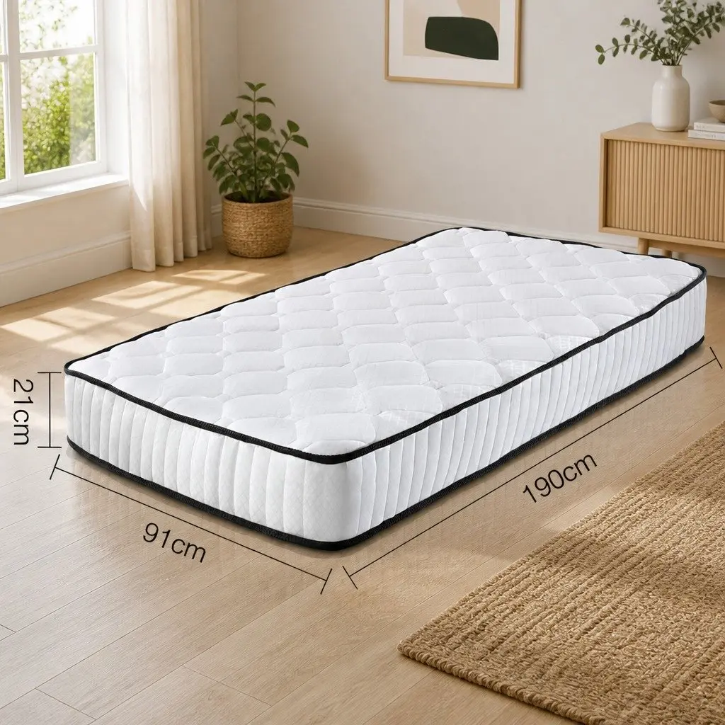 21cm Single Mattress with Pocket Springs