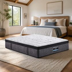 Double Mattress Specifications: 34cm Thickness, Medium Firm