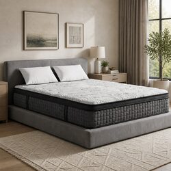 Double Mattress Specifications: 34cm Thickness, Medium Firm