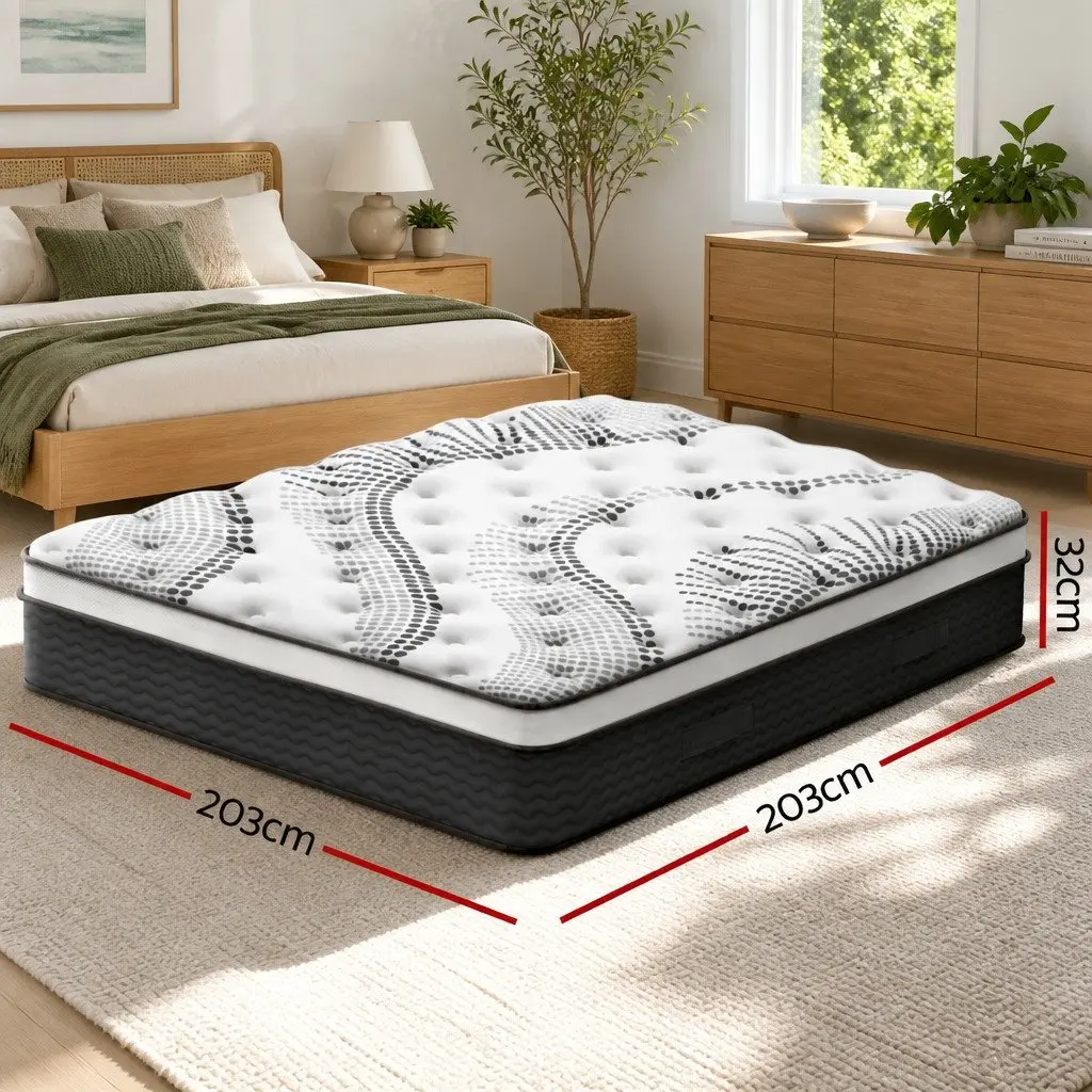 32cm Thick Super King Euro Top Mattress
