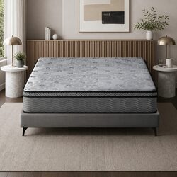 Double Mattress Specifications: 26cm Euro Top Medium-Firm