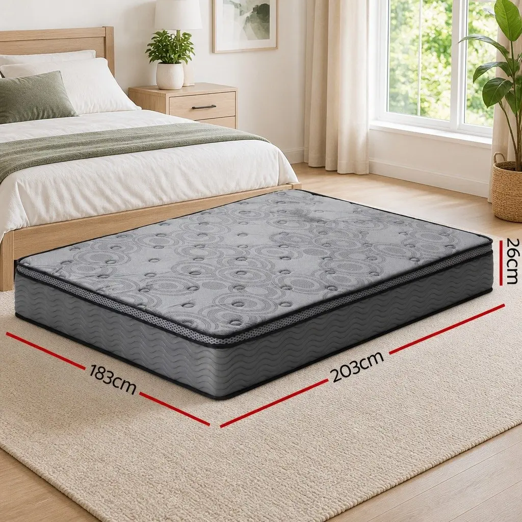 King Size 26cm Medium Firm Mattress