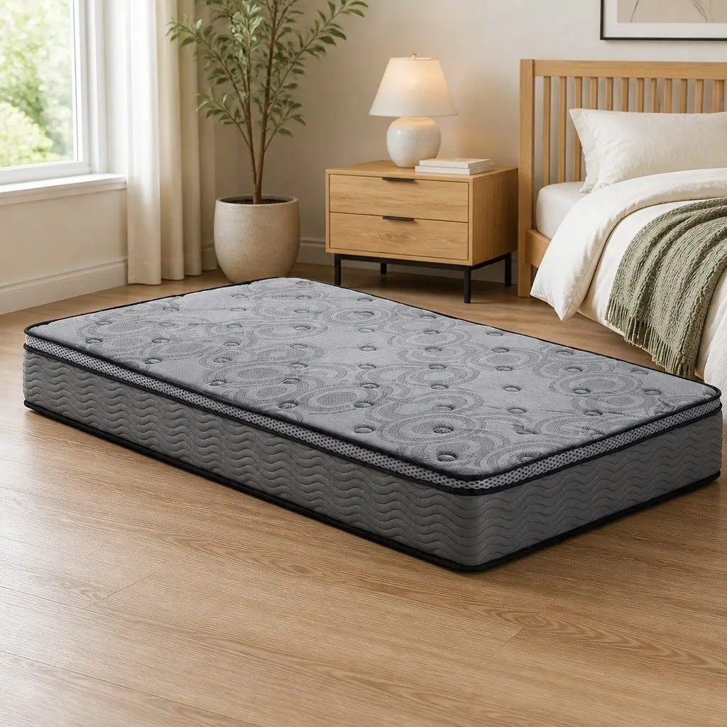 26cm Thick Single Mattress in Grey