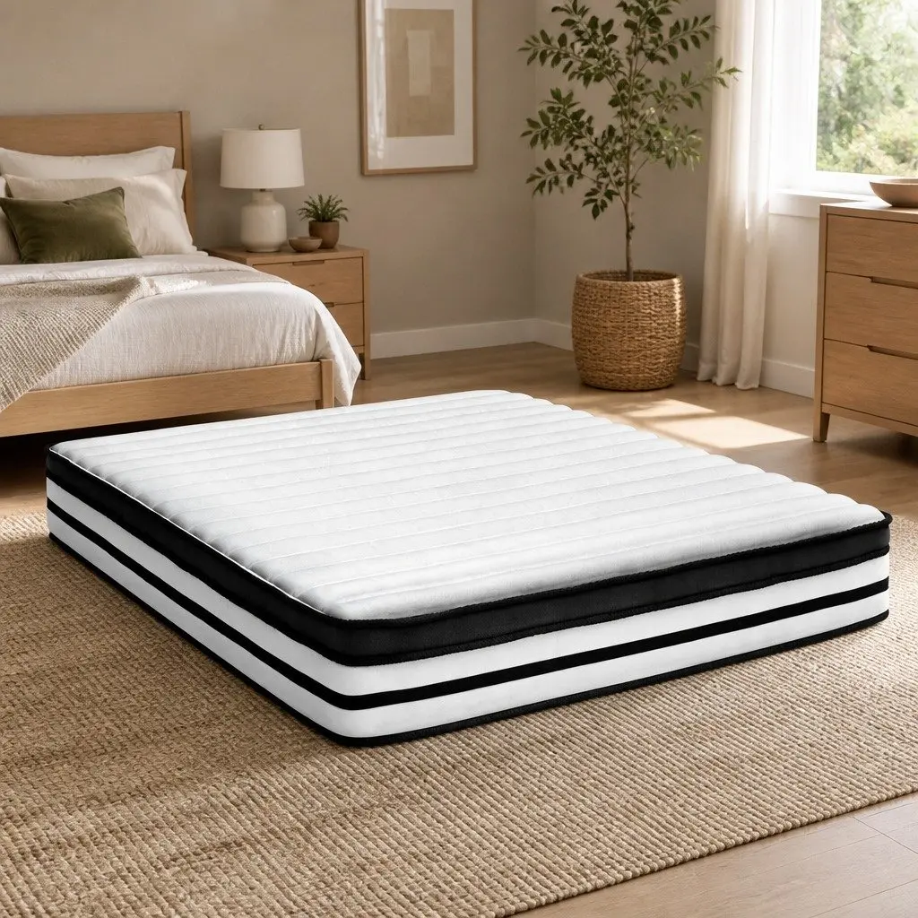 King Size Mattress Euro Top 27cm Medium Firmness for Sleep