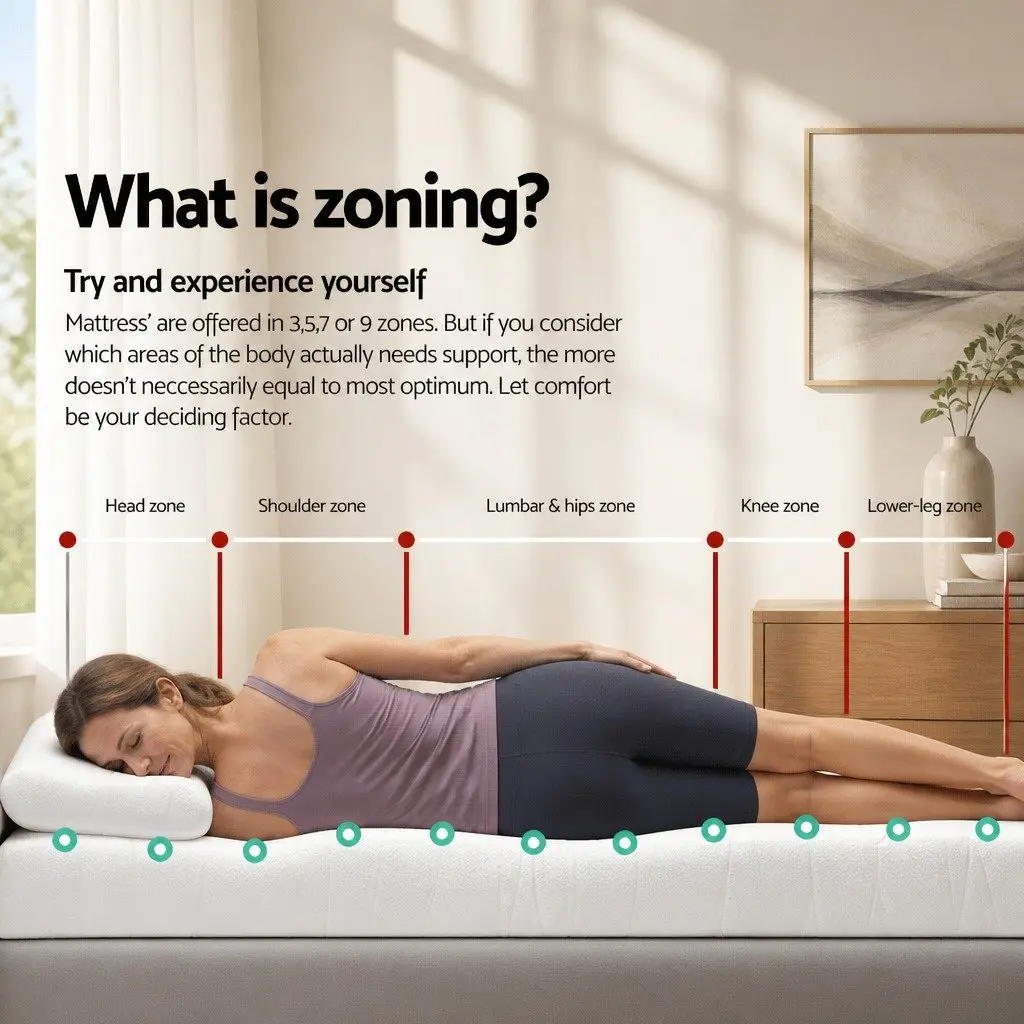King Size Mattress Euro Top 27cm Medium Firmness for Sleep
