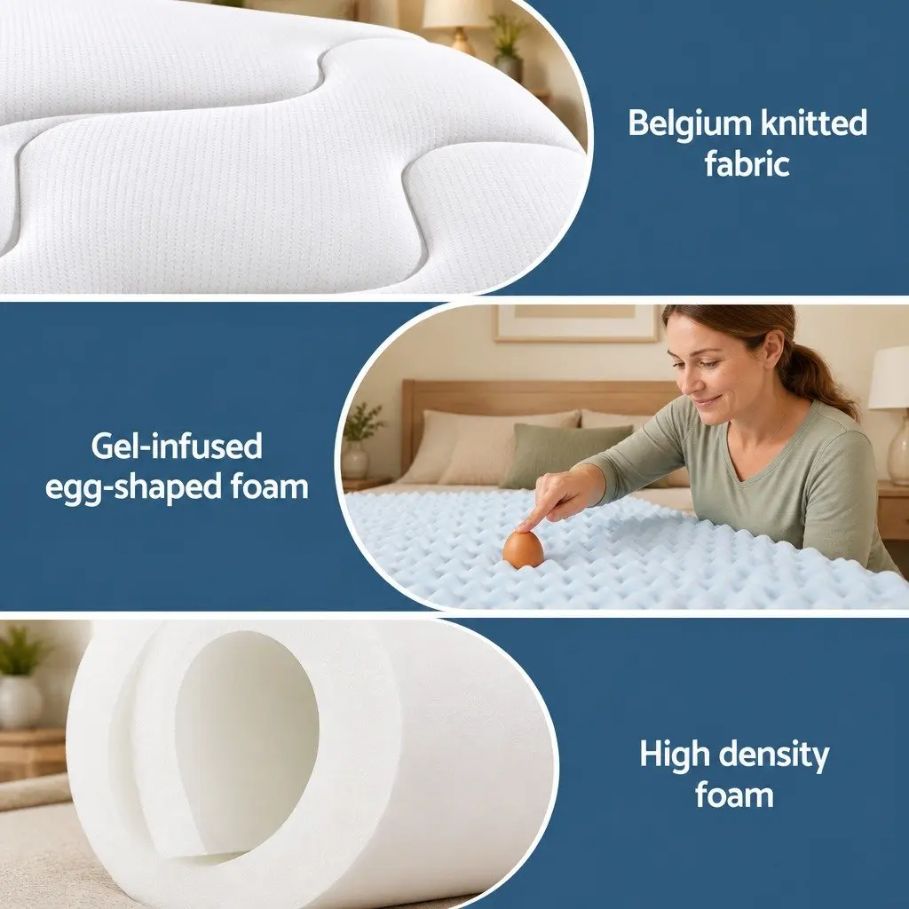 35cm Double Mattress with Pocket Springs