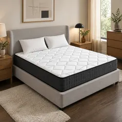 16cm King Size Mattress: Medium Firm with Bonnell Springs
