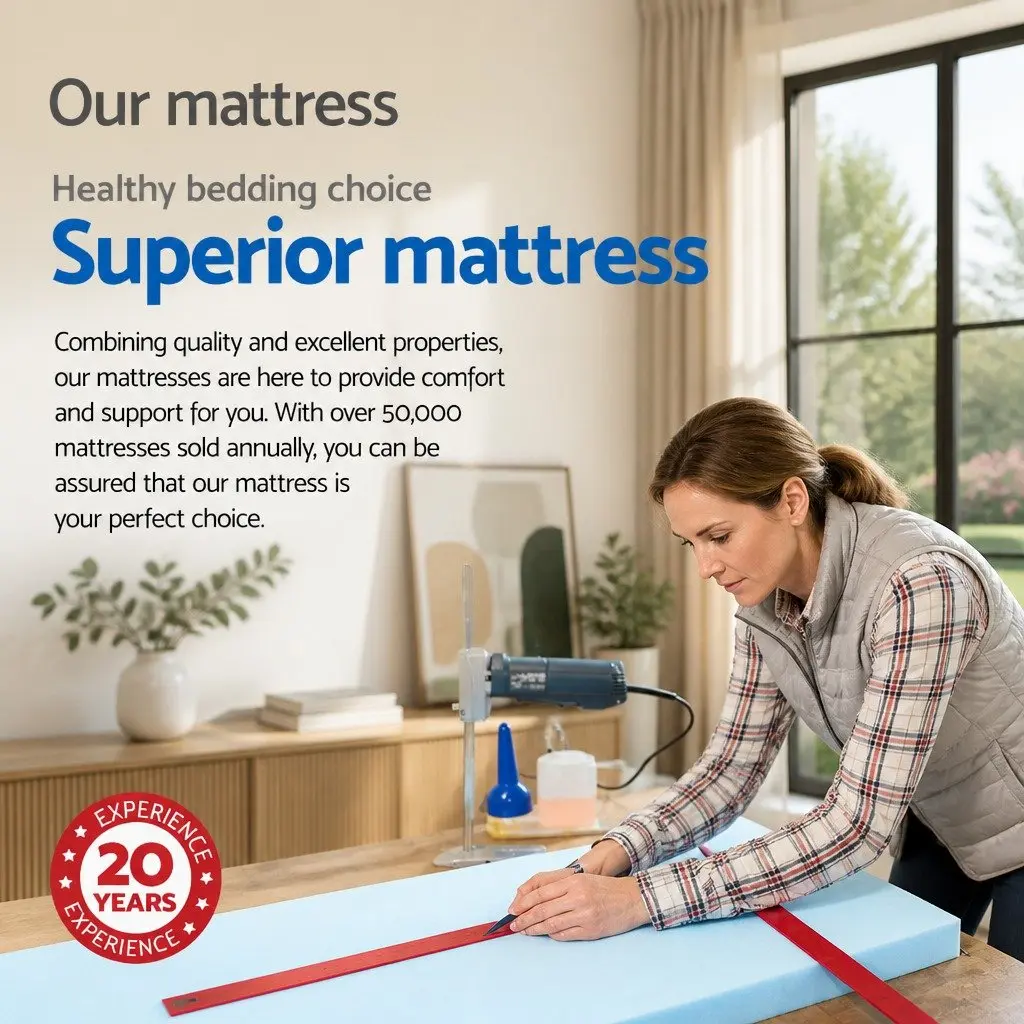 King Size 34cm Mattress with Pocket Springs