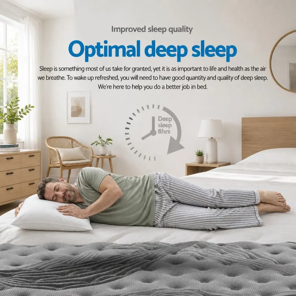 Queen Mattress 34cm Medium-Firm