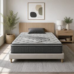 Specifications of 34cm Single Mattress: Medium-Firm Design
