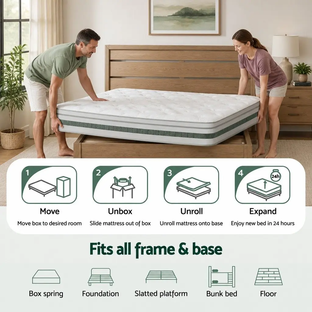 Double Mattress with Pocket Springs