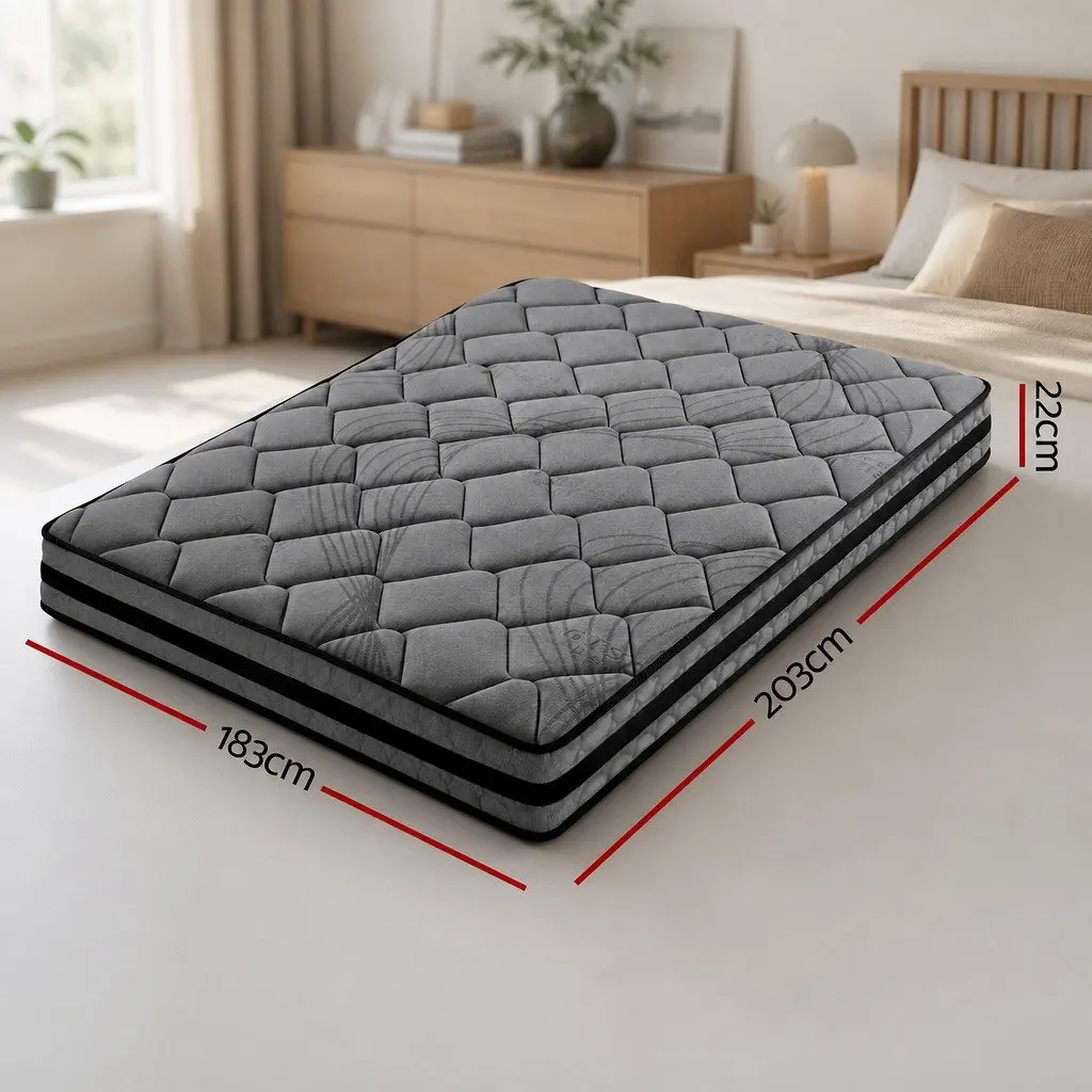 22cm King Size Pocket Spring Mattress