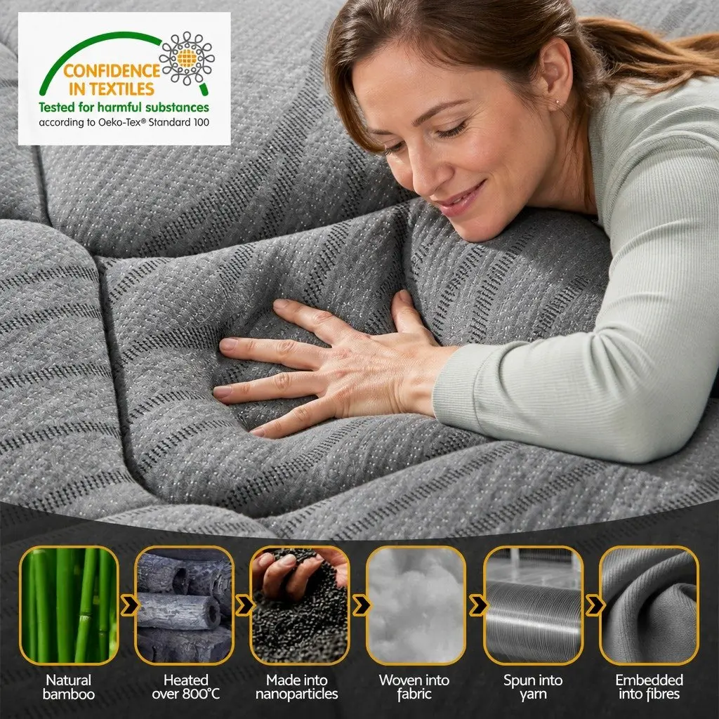 22cm King Size Pocket Spring Mattress