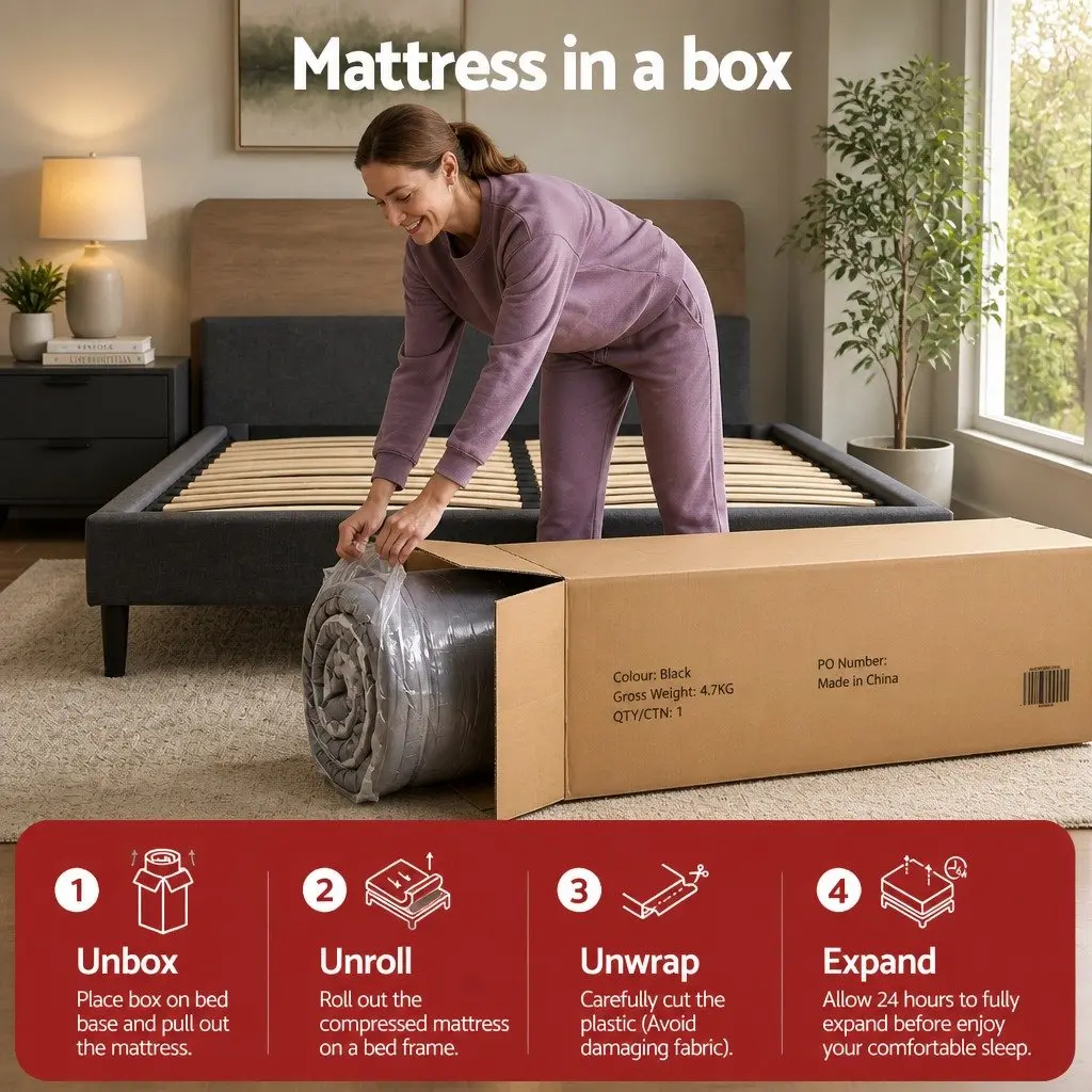 34cm King Size Hybrid Mattress with Pocket Springs