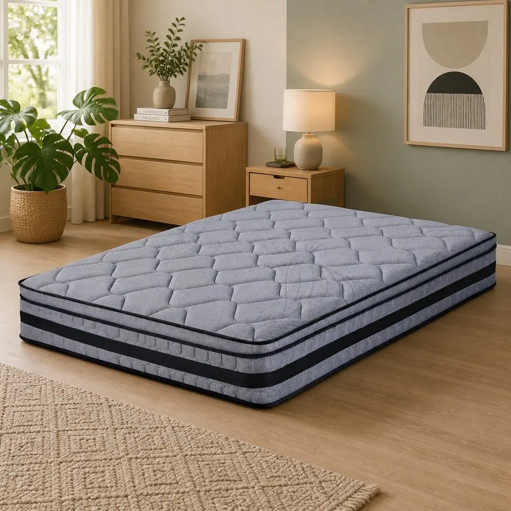 Queen 34cm Hybrid Pocket Spring Mattress