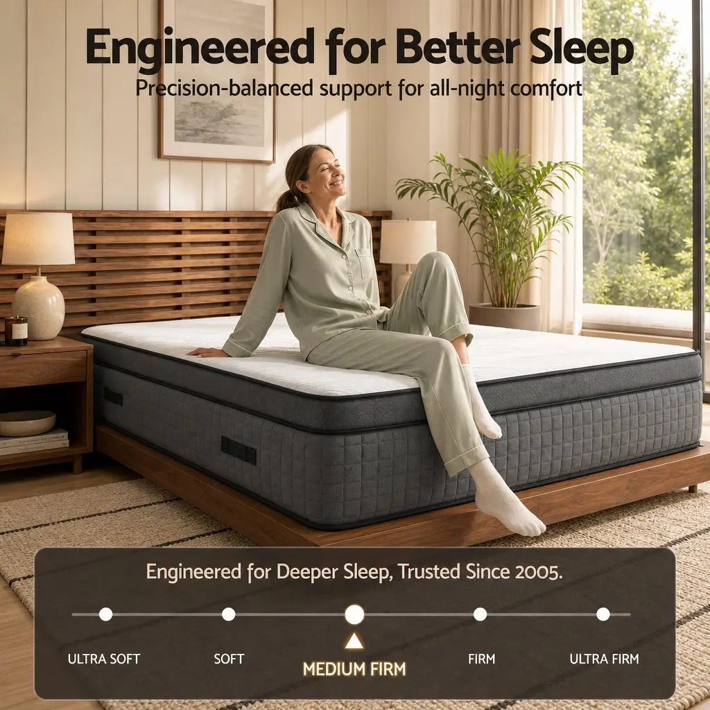 37cm Double Mattress with Gel Foam